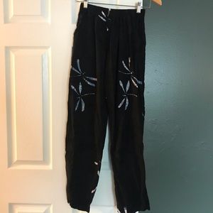 Cotton blend hippie pants